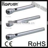 Aluminium Long Led Torch With3*AA Batteries
