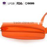 Latest Design Hot Sale Heart Shape Zip Silicone Wallet With Lock / Silicone Cosmetic Bag Waterproof