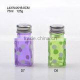 2016 New Type Good Selling Square Spice Jar With Metal Lid thumbnail-1