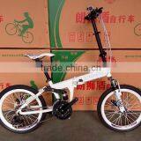 20 Inches Hot Sale Cheap China White Citizen Folding Bikes thumbnail-2
