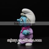 cute factory made resin smurfs action figure