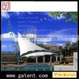 China Factory PVDF Cover Q235 Steel Waterproof Tent Guarantee Year 10years Permanent Structure