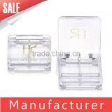 Custom Clear Square Plastic Eyeshadow Palette Container With Cheap Price