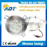 2015 Newest 5w High Power Led Ceiling Light Dome Lamp 90-240v thumbnail-1