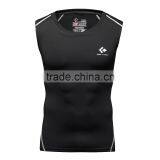 Guangzhou sportswear men muscle gym tank top compression sports clothes for men