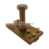 steel plate with screw bolt used for hanging gates track