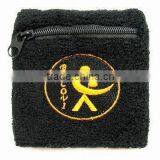 Wholesale Womens Black Cotton Sweat Bands With Pocket