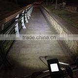 Rainproof USB Rechargeable Bicycle Light Set With LCD Backlight Combines Bike Odometer thumbnail-4