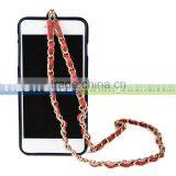 TPU Case With Card Holder and Metal Neck Strap