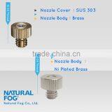 High Pressure Dust Control Nickel Brass Mist Nozzle thumbnail-3