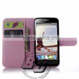 Fashionable Popular Flip Wallet Leather Case With Card Slots For ZTE Blade Q Lux 4G Fast Delivery thumbnail-2