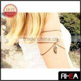 Antique Leaf Pendant Shoulder Arm Chain Jewelry Body Chain RD11351 thumbnail-3