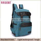 2015 Hot Sale Fashion Machinery Sale Teenager Canvas School Bagpack thumbnail-6