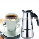 300ml Stainless Steel Coffee Maker Pot / Stainless Steel Hot Pot / Moka Espresso Latte Percolator Stove thumbnail-4