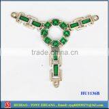 Red Color TPU Rhinestone Shoe Chains Ornament HU1136C thumbnail-3