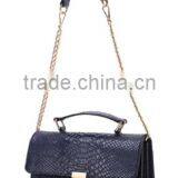 Snake Leather Fashion Young Lady Satchel Handbag thumbnail-2