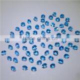 NATURAL SWISS BLUE TOPAZ CUT FACETED GOOD COLOR & QUALITY 6 MM ROUND LOT