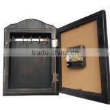 Best Quality Antique Wood Key Box Wall Clock thumbnail-4