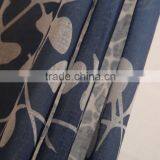 100% Polyester fabric dolly voile Printed Fabric Curtain Panel