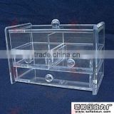 multi-layers clear acrylic jewelrybox with draw