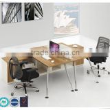 Latest design MDF office desk workstation with extension desk