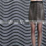 Fashion 100% Polyester African Net Black Lace Fabric/beaded Sequins Bridal Lace for Apparel thumbnail-4