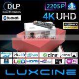 Hot sale Android 4.2.2 / High Resolution/Blu-ray 3D/3D LED Projector