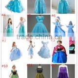 2015 New Fashion Pageant Dress Baby Princess Bridesmaid Party Flower Girl Dresses Elsa Dress Princess Girls Christmas Dress thumbnail-5