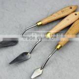 Wood Handle Stainless Steel Palette Painting Knife thumbnail-1