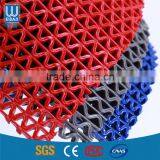 Sauna Hydrophobic Anti-slip Pvc s Shape Floor Mat thumbnail-1