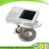OEM 3 Channel ECG Machine EKG Monitor Electrocardiograph Electrocardiogram thumbnail-1