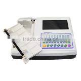 12 Channel Full Keyboard Portable 7 Inch Color LCD Digital Electrocardiograph ECG Machine EKG 1212F250 Cases thumbnail-3