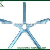 FOSHAN Sunleaf Furniture Part Aluminum Alloy Die Casting Parts 5 Star Chair Leg thumbnail-1