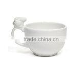 Porcelain Charming Rabbit Tea Cup. Bunny Mug thumbnail-1