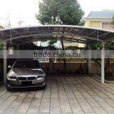 Strong and Sturdy Aluminum Modern Carport Material With Solid Polycarbonate Design thumbnail-1