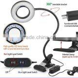 Topbest LED Grow Light 10W Adjustable 3 Modes Blue / Red Dimmable 6 Levels Desk Lights Lamp Clip for Indoor Plants Hydroponic thumbnail-2