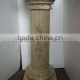 BEAUTIFUL SAHARA BEIGE MARBLE PEDESTALS thumbnail-3