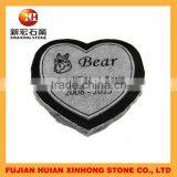Black Granite Animal Tombstone With New Design thumbnail-2