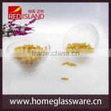 Glass Factory Supply 15cm Crystal ROUND Salad BOWL & DISHES Circle Design 2016 thumbnail-1