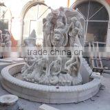 Luxury White Marble Wall Water Fountain thumbnail-3