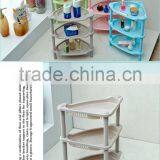 N504 3 Tiers Homeware Diaplay Plastic Storage Holder Bathroom Corner Rack Household Accessories thumbnail-4