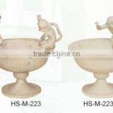 Small Indoor Decoration Flower Pot Cast Iron Antique Flower Pot thumbnail-1