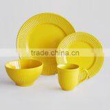 16pcs High Quality Embossed Dinner Set With Purple Solid Color thumbnail-5