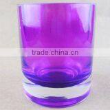 Candle Holder ,colored Glass Candle Holder,shot Glass thumbnail-1