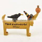 Custom Halloween Party Cute Dressed Dog Statue Supplier thumbnail-4