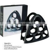 6 Bottles Plastic Wine Rack and Wine Bottle Holder thumbnail-3