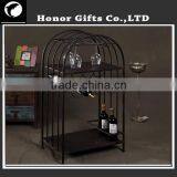 Retro Wine Bottle Holder Metal Wine Rack Decorative Vintage Wine Rack thumbnail-2
