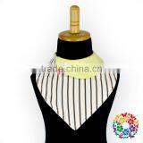 Blank Baby Bib With Bow Cute Triangle Baby Bibs Stripe Baby Bibs With Animal thumbnail-6