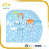 High Quality Modern Solid Custom Colorful Smart Steel Metal Kitchen Round Table thumbnail-2