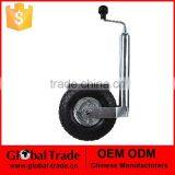 48mm Heavy Duty Telescopic Trailer Jockey Wheel With Clamp Fully Assembled Tyre..A1708. thumbnail-1